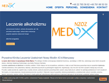 Tablet Screenshot of leczyc.pl